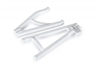 Traxxas E-Revo 2.0 White Left Rear Upper & Lower HD Adjustable Wheelbase Suspension Arms