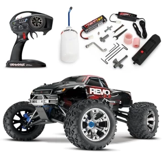 Traxxas Revo 3.3 Nitro 4WD RC Monster Truck w/TSM & Telemetry