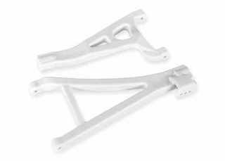 Traxxas E-Revo 2.0 White Front Right Upper & Lower HD Suspension Arms