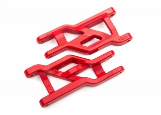 Traxxas Red HD Front Suspension Arms for 2WD Slash Rustler Stampede