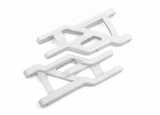 Traxxas White HD Front Suspension Arms for 2WD Slash Rustler Stampede