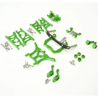 Gen3 RC Green Aluminum Complete Upgrade Kit Traxxas Rustler 2WD XL-5 & VXL