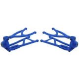 RPM True-Track Rear A-Arm Conversion Set (Blue): Traxxas Revo