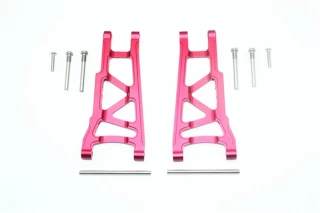 GPM Red Aluminum Lower Suspension Arm for Front/Rear 4x4 Slash Stampede, Rear of 2WD Stampede & Rustler