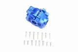 GPM Aluminum Rear Gearbox for 4x4 Slash Rustler Stampede (Blue)
