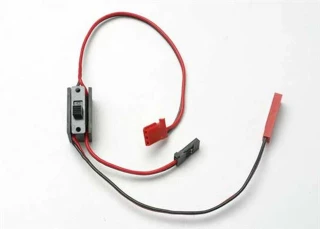 Traxxas Receiver Battery Wiring Harness w/On/Off Switch & Charge Jack for Revo & Slayer