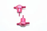 GPM Red Aluminum Spare Tire Locking Nuts for UDR