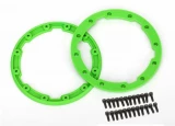 Traxxas Green Beadlock Style Sidewall Protector w/Screws for use with Geode 3.8 Wheels