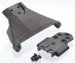 RPM Black Front LCG Bulkhead for Slash 4x4 & 1/10 Rally