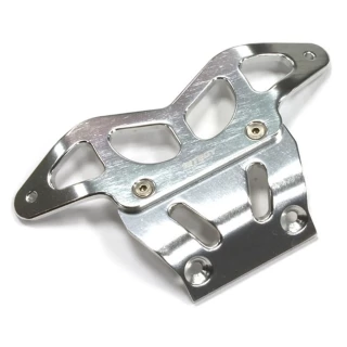 Integy Aluminum Front Bumper for Traxxas Rustler XL-5 & VXL (Silver)