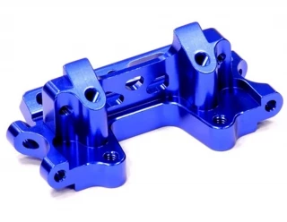 Integy Aluminum Front Bulkhead for Traxxas Rustler & Slash 2WD (Blue)