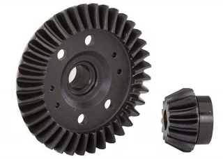 Traxxas Machined Spiral Cut Differential Ring & Pinion Gears (Rear)