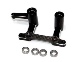 Hot Racing Aluminum & Carbon Steering Bellcrank for 2WD Slash, Rustler, Bandit