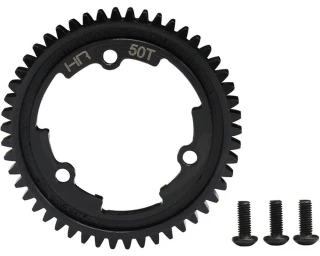 Hot Racing 50T Mod 1 Steel Spur Gear for E-Revo 2, X-Maxx, XO-1