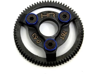 Hot Racing Hardened Steel 76T 48P Spur Gear for Slash 2WD, Stampede 2WD, Rustler, Bandit