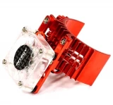 Integy Motor Heatsink Fan (Red) for Slash, Stampede, Rustler, & Bandit